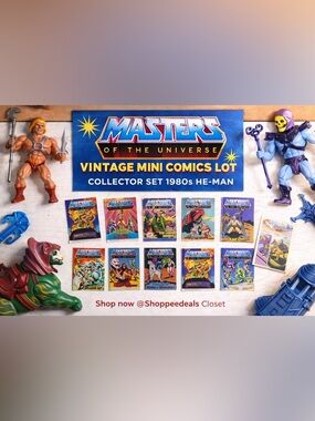 Masters of the Universe Mini 20 Comics Lot He-Man Vintage Collection Bundle
